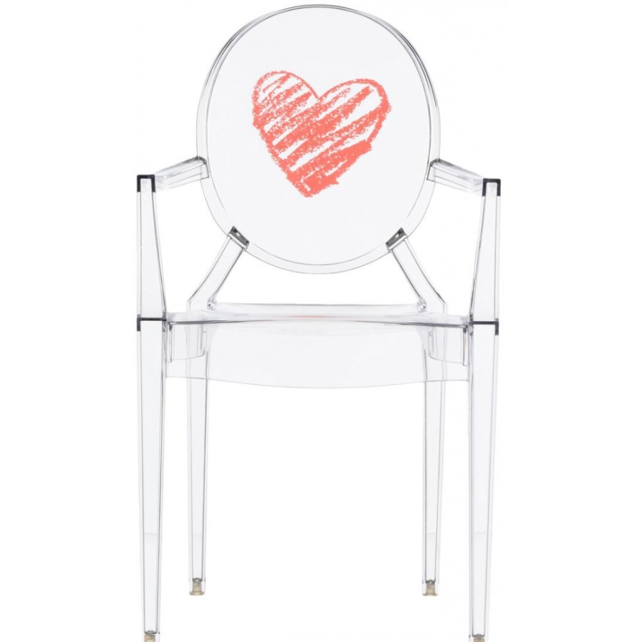 Kartell Kindermobel | Kartell - Lou Lou Ghost Chair With Pattern