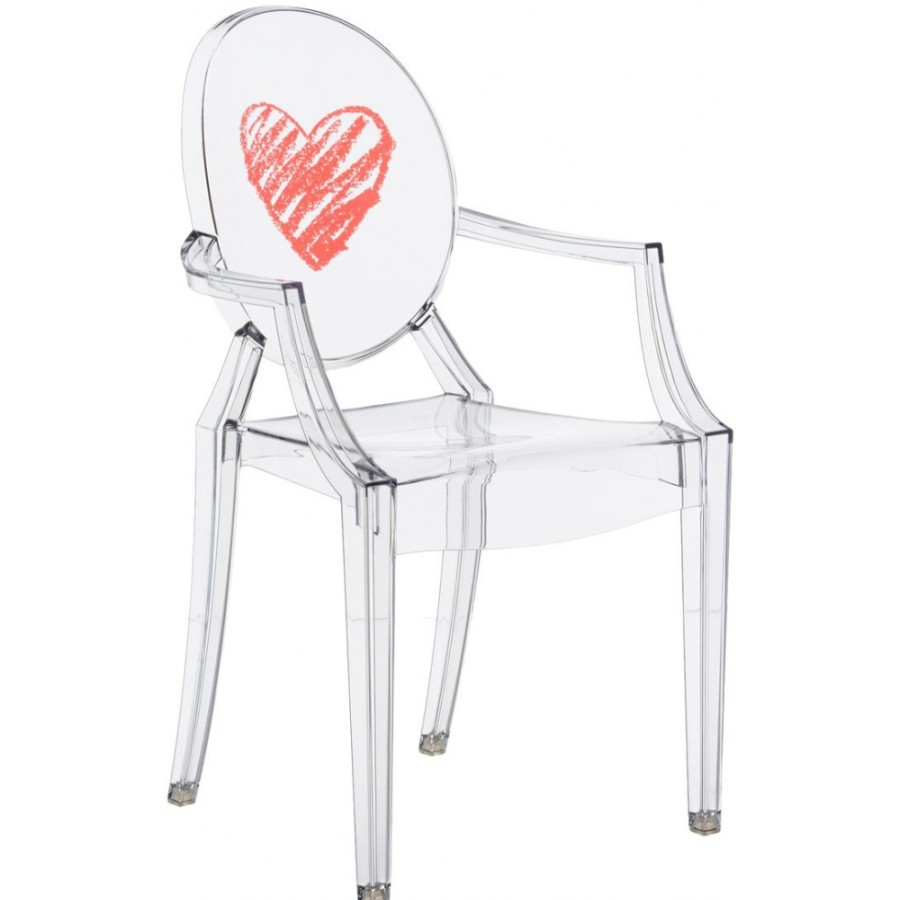 Kartell Kindermobel | Kartell - Lou Lou Ghost Chair With Pattern