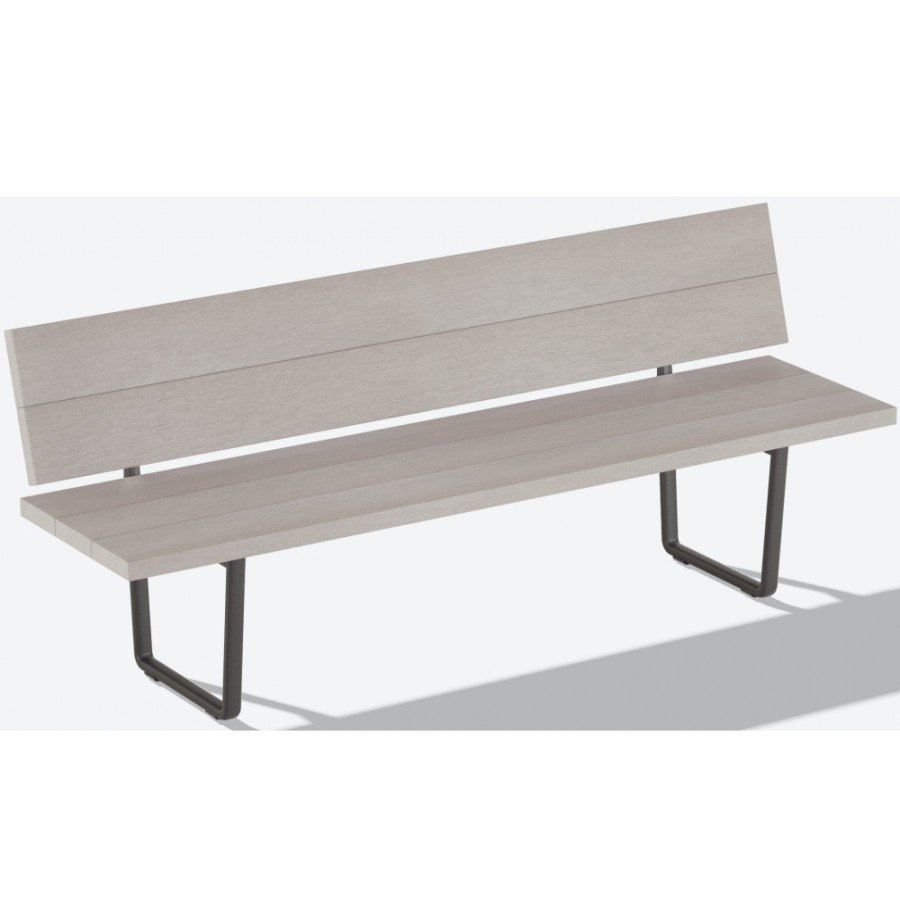 Nearly Banks | Fast - Orizon Outdoor Bench With Backrest