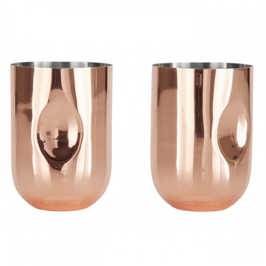 Tom Dixon Essgeschirr | Tom Dixon - Plum Moscow Mule Glaser (2 Stk.)