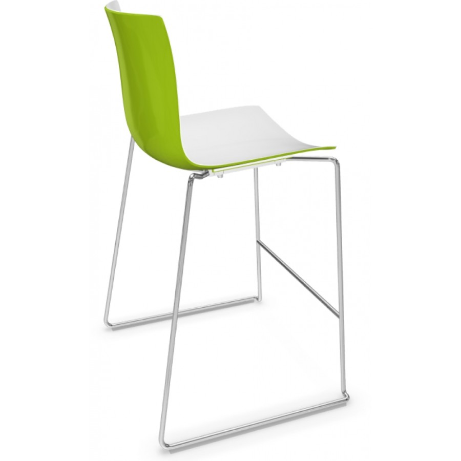 Arper Barstool | Arper - Catifa 46 0474 Bar Stool Two Tone H 64Cm