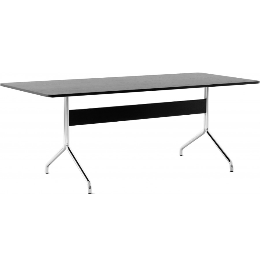 &Tradition Tables | &Tradition - Pavilion Av19 Dining Table Frame Chrome