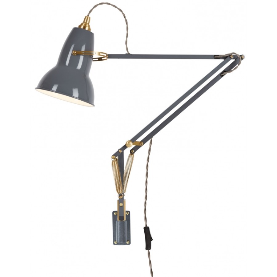 Anglepoise Wall Lights | Anglepoise - Original 1227 Brass Wall Mounted Light