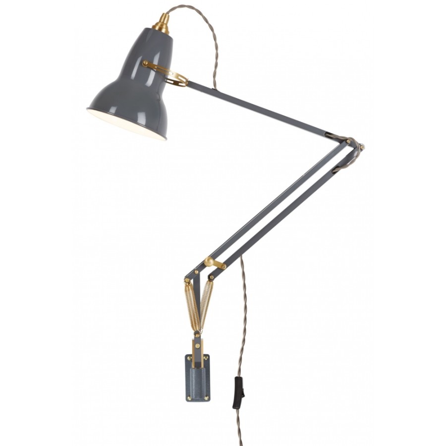 Anglepoise Wall Lights | Anglepoise - Original 1227 Brass Wall Mounted Light