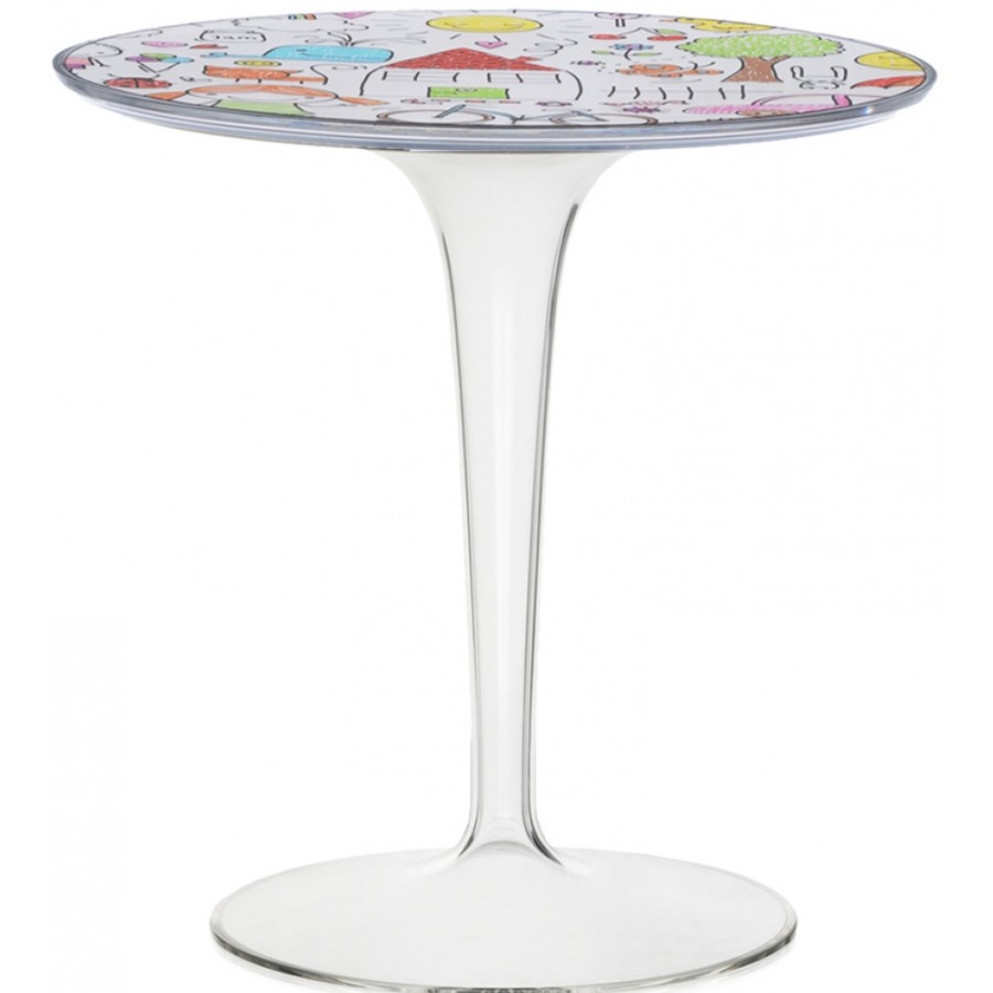 Kartell Kindermobel | Kartell - Tip Top Kids Table With Pattern