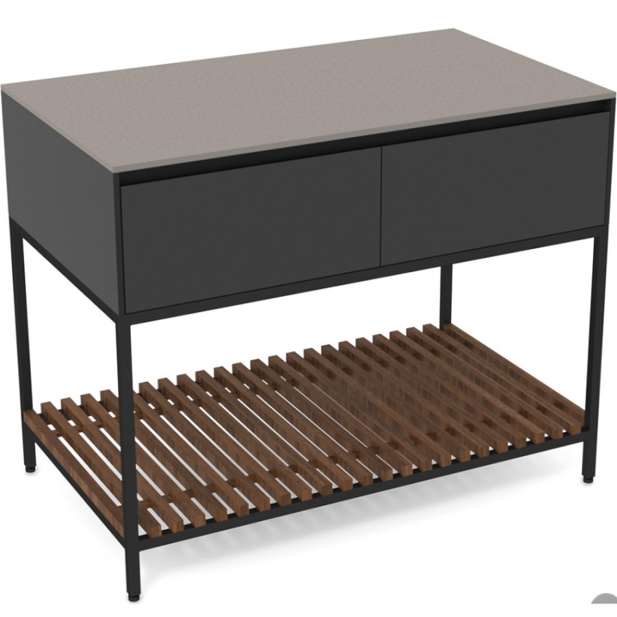 Conmoto Shelves | Conmoto - Ticino Frame Outdoor Modulsystem Drawer 120