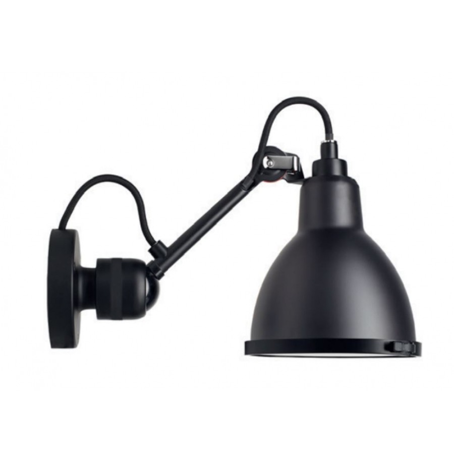 DCW editions Ceiling Lights | Dcw - Lamp Gras N°304 Classic Outdoor Seaside Wall Lamp Black