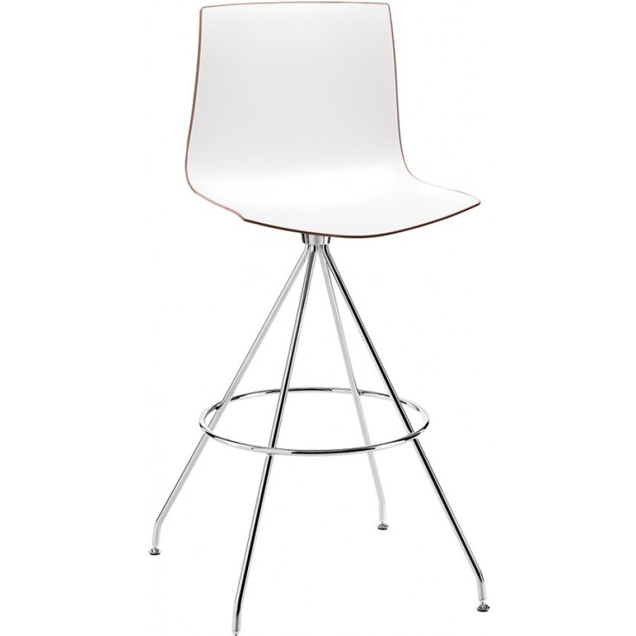 Arper Barstool | Arper - Catifa 46 0487 Bar Stool Two Tone H 73Cm