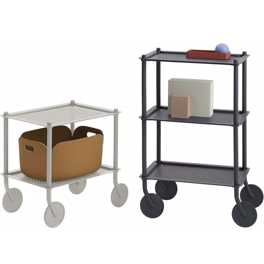 Muuto Serving Trolley | Muuto - Flow Trolley 2-Tier Gray