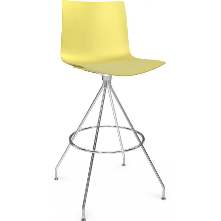 Arper Barstool | Arper - Catifa 46 0487 Bar Stool Plain H 73Cm