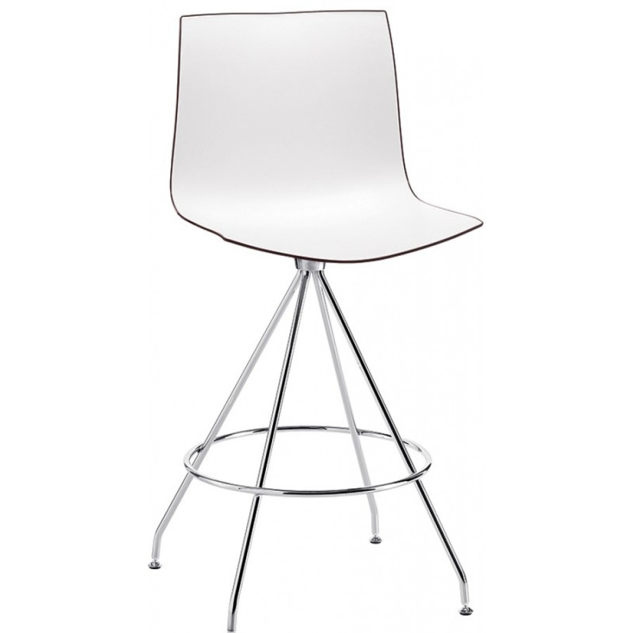 Arper Barstool | Arper - Catifa 46 0488 Bar Stool Two Tone H 65Cm