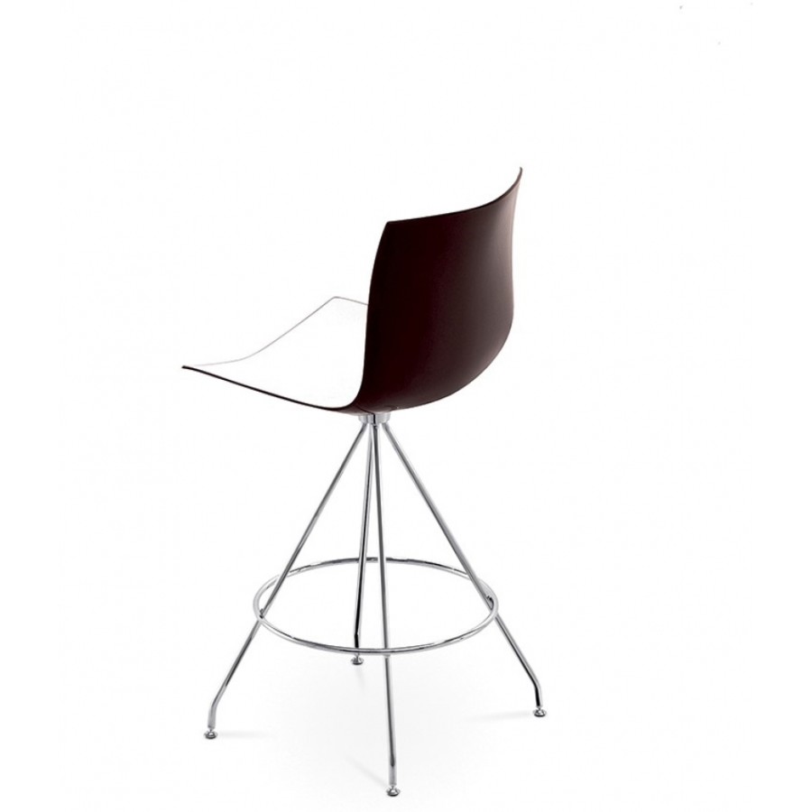 Arper Barstool | Arper - Catifa 46 0488 Bar Stool Two Tone H 65Cm