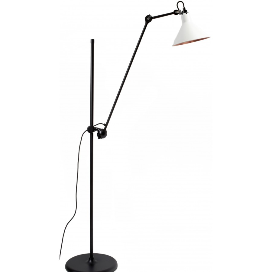 DCW editions Floor Lamps | Dcw - Lamp Gras N°215 Floor Lamp - Black Frame