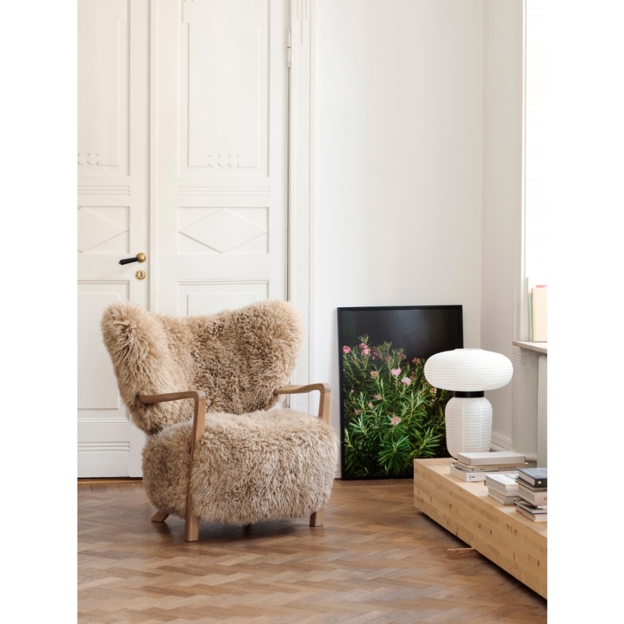 &Tradition Armchair | &Tradition - Wulff Atd2 Lounge Chair Incl. Atd3 Stool (Set)