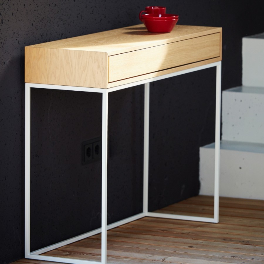 Jan Kurtz Console Tables | Jan Kurtz - Dina Konsolentisch Mit Schublade